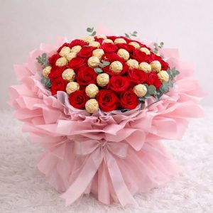 99 Roses & 30 Ferrero Rocher